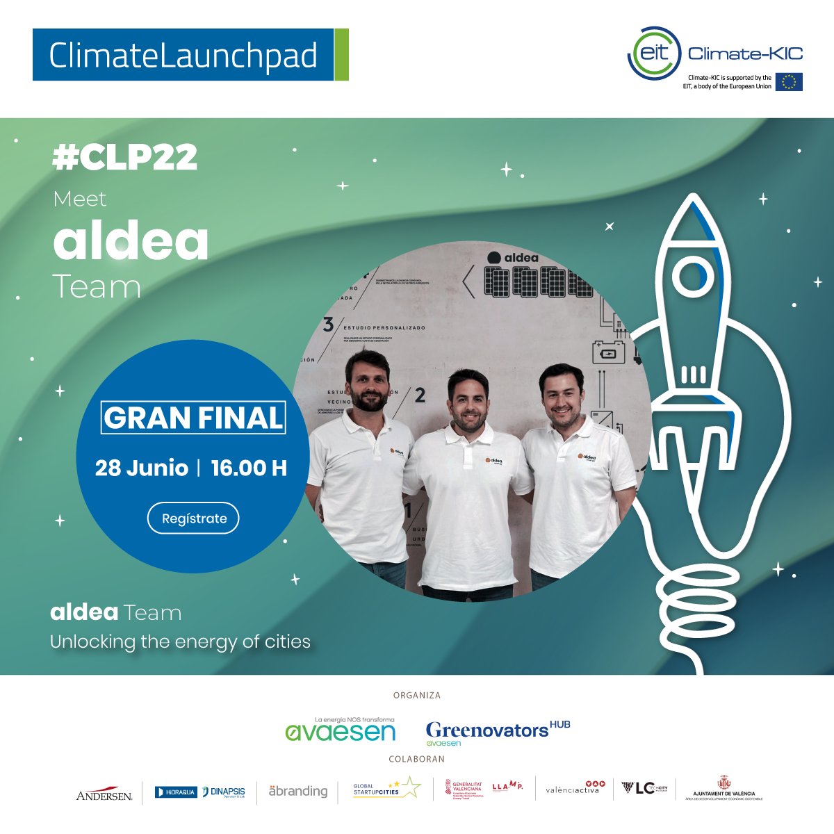 Aldea Energy se clasifica para la final europea del concurso Climate Launchpad